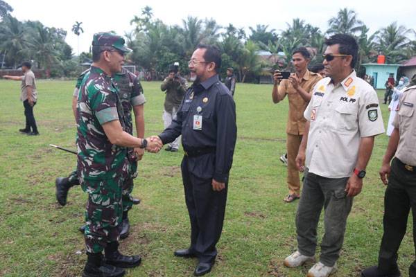 Bupati Bengkalis Sambut Kunjungan Pangdam I/BB di Kecamatan Rupat