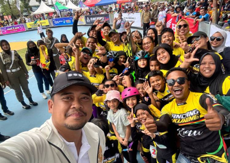 Tim Lancang Kuning Inline Skate Riau "Menyala", Borong Medali di Kejurnas Sepatu Roda Bintang Medan