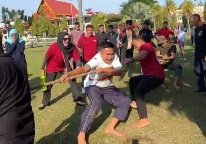 Sempena Hari Jadi Riau ke-67 Riau, Pemprov Gelar Perlombaan Permainan Rakyat