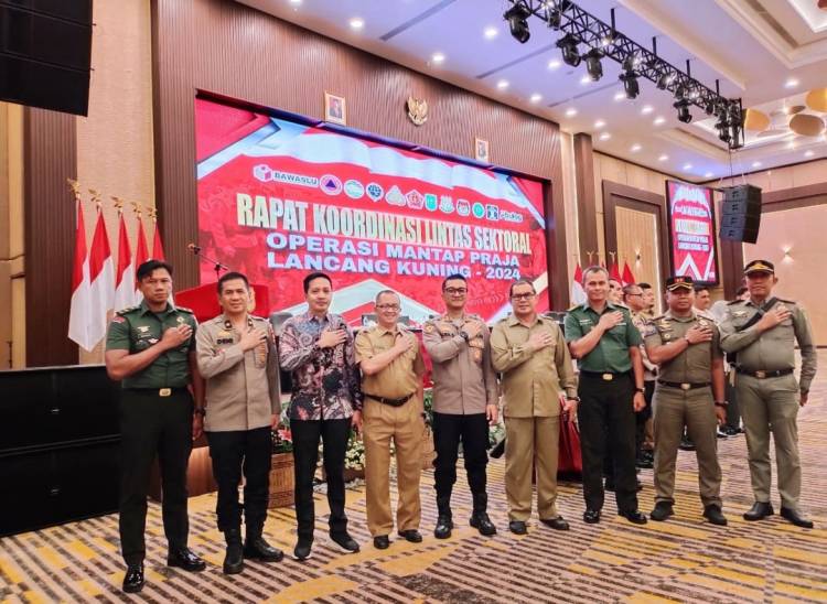 Kapolres Inhil Hadiri Rakor Lintas Sektoral Operasi Mantap Lancang Kuning