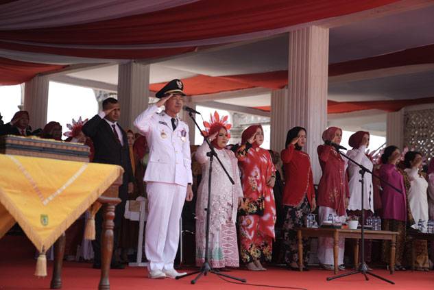 Bupati Rohil Afrizal Sintong Jadi Irup HUT RI ke-79 Tahun 2024