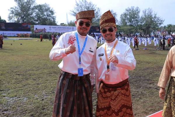 Harlah Pancasila di Blok Rokan, Pimpinan DPRD Pekanbaru Turut Hadir