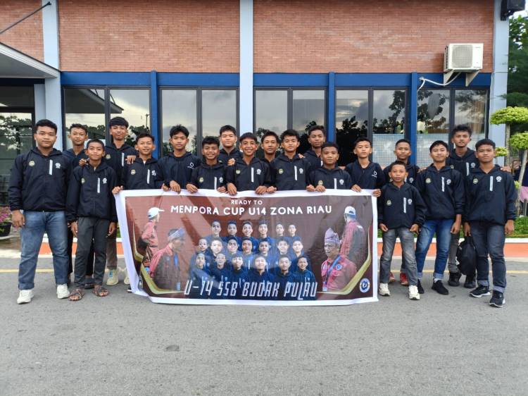 Tim SSB Budak Pulau Ikuti Turnamen Piala Menpora U-14 Zona Riau di Kampar