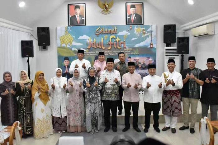 Ketua DPRD Sabarudi Silaturahmi ke Rumah Dinas Walikota Pekanbaru Muflihun