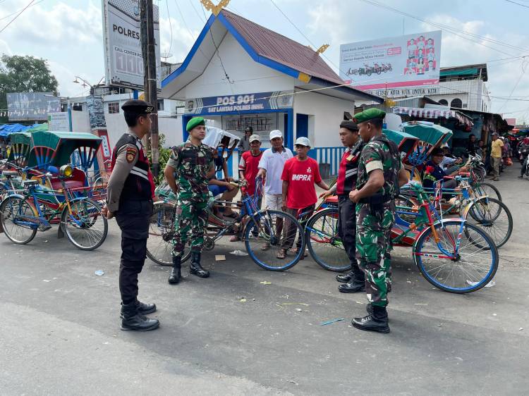 Cooling System, Polres Inhil Intensifkan Patroli Gabungan Bersama TNI Jelang Pilkada