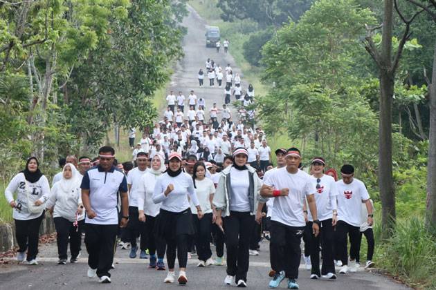 Meriahkan Hari Kemerdekaan RI, Polres Rohil dan Masyarakat Gelar Pesta Rakyat