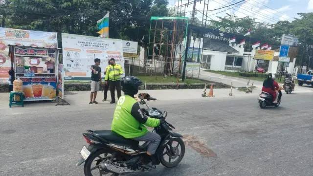 Laka Maut Depan UNRI Panam, Mahasiswi Tewas