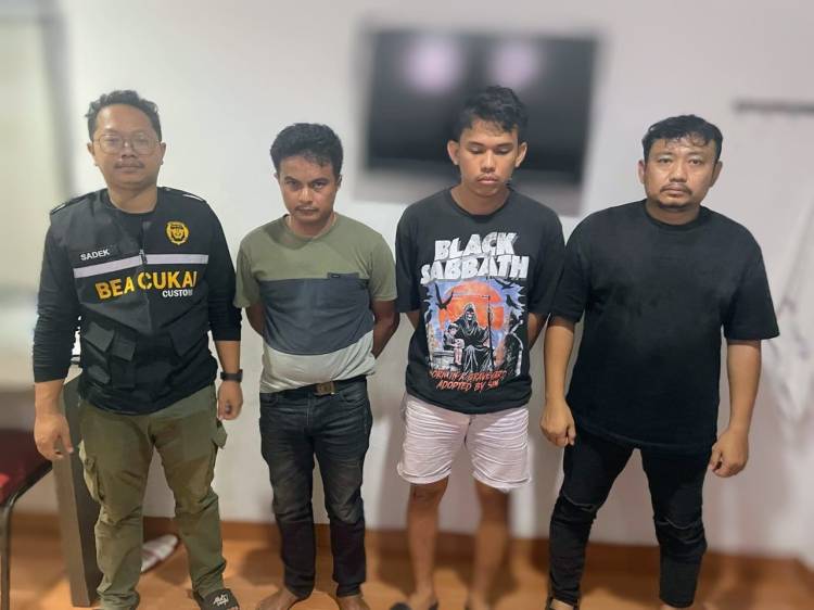 Tim Gabungan BC Bengkalis Gagalkan Penyelundupan 10 Kilogram Sabu
