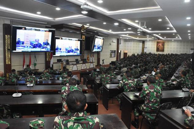 Seskoad Berinovasi Secara Kontinu Mengintegrasikan Teknologi Dengan Sistem Pembelajaran Hybrid