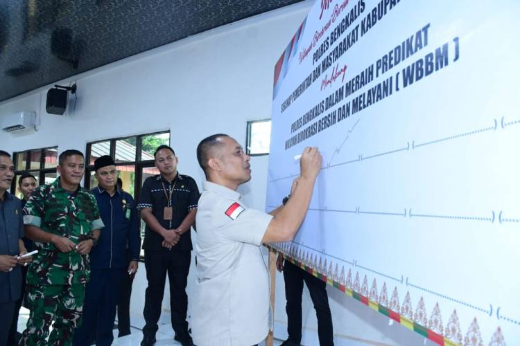 Pemkab Bengkalis Dukung Polres Menuju Wilayah Birokrasi Bersih dan Melayani
