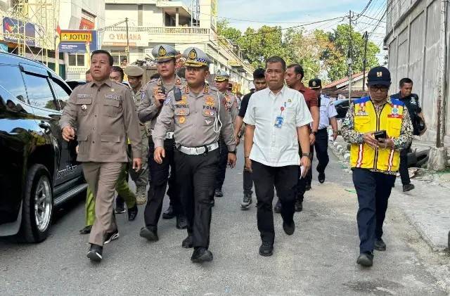 Jelang Pacu Jalur, Dirlantas Polda Riau BPJN, Dishub dan PUPR Pastikan Kesiapan Jalan Pekanbaru-Kuansing