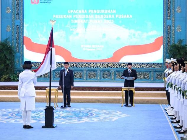 Wakil Panglima TNI Hadiri Pengukuhan Paskibraka Tingkat Pusat 2025