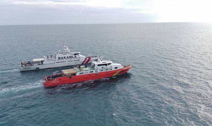 Bakamla RI Terjunkan Unsur Laut Cari Korban KM Osela di Perairan Bangka Belitung