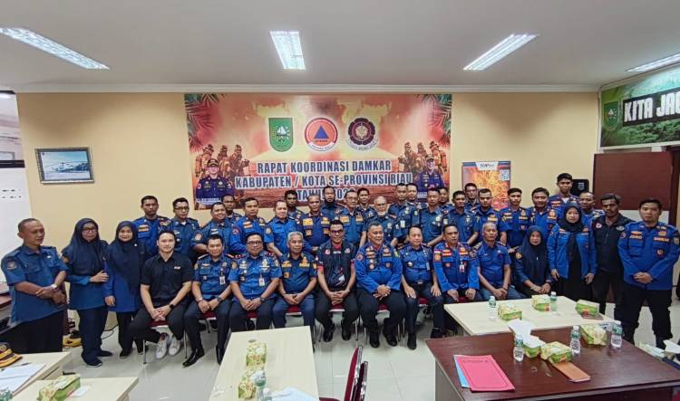 Pertama Digelar, Rakor Damkar Kabupaten Kota se-Riau Satukan Langkah Perkuat Penanganan Kebakaran