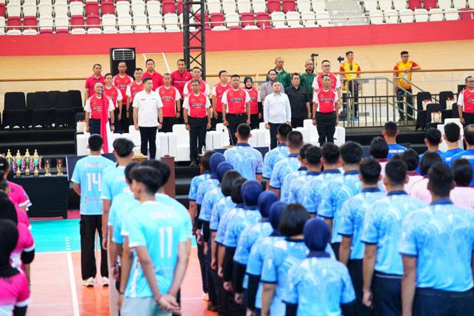 Aspers Panglima TNI Buka Open Tournament Bola Voli Piala Panglima TNI Tahun 2026
