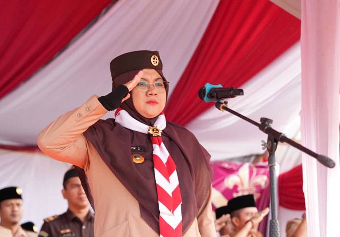 Peringati Hari Pramuka ke-65, Bupati Siak Ajak Generasi Muda Sukseskan Swasembada Pangan Menuju Indonesia Emas 2045