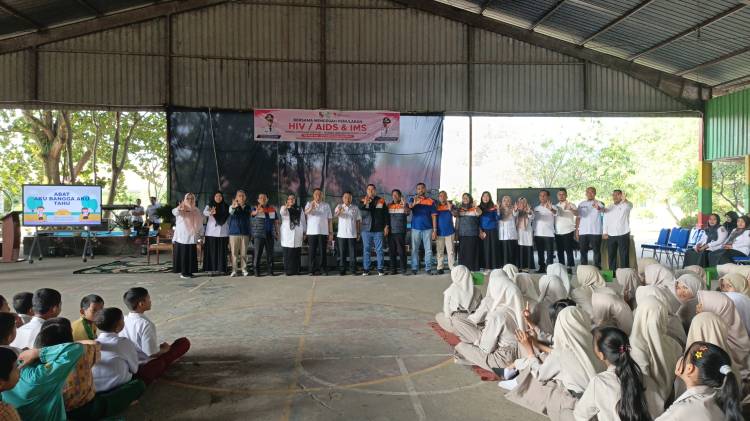 KPA Goes to School di SMP 6, Pemko Pekanbaru Waspadai Tren HIV/AIDS yang Mulai Menyasar Usia Muda &lrm;