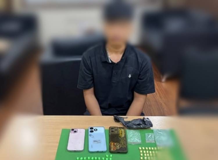 Satresnarkoba Polresta Pekanbaru Ciduk Seorang Pemuda Terkait Peredaran 207 Butir Ekstasi