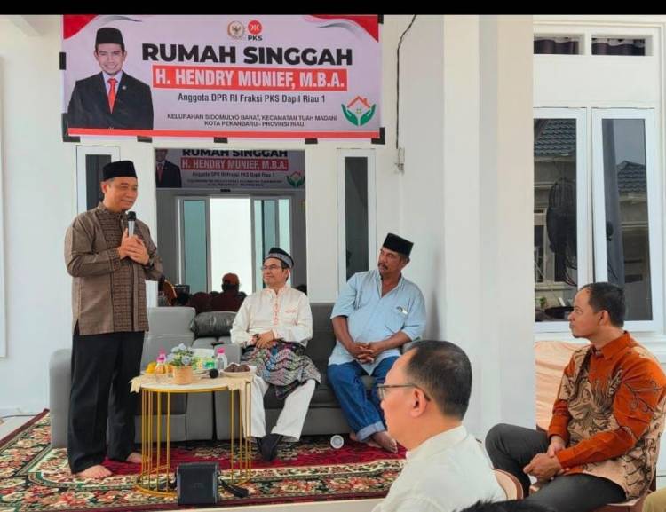 Sempena HUT Riau ke-69, Rumah Singgah Hendry Munief Diresmikan