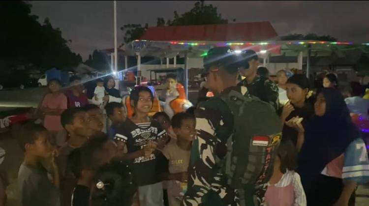 Trauma Healing Korem 161/WS Bangkitkan Keceriaan Anak-Anak Korban Gempa NTT