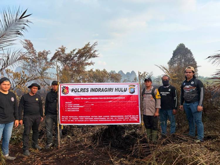 Puntung Rokok Picu Kebakaran 5 Hektare Kebun Sawit