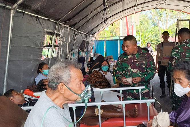 TNI Terus Perkuat Dukungan Penanganan Gempa NTT