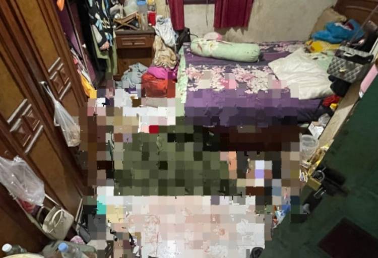 Diduga Dibunuh Mantan Suami, IRT  di Tuah Madani Tewas Bersimbah Darah dalam Kamar