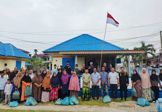 Peringati HUT ke-81 RI, Bea Cukai Bengkalis Gelar Bakti Sosial dan Doa Bersama di Sungai Pakning