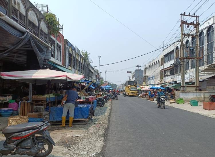 Hambat Pembangunan Drainase, Pedagang di Jalan Teratai Diultimatum Segera Pindah