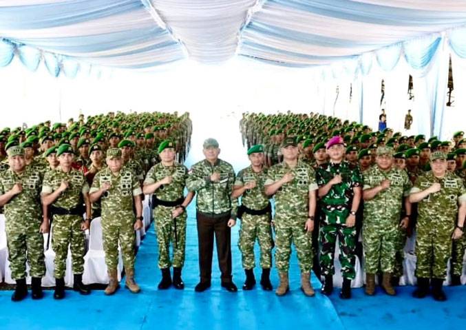 Wapang TNI Tinjau Kesiapan Yonif TP di Sumatera Utara