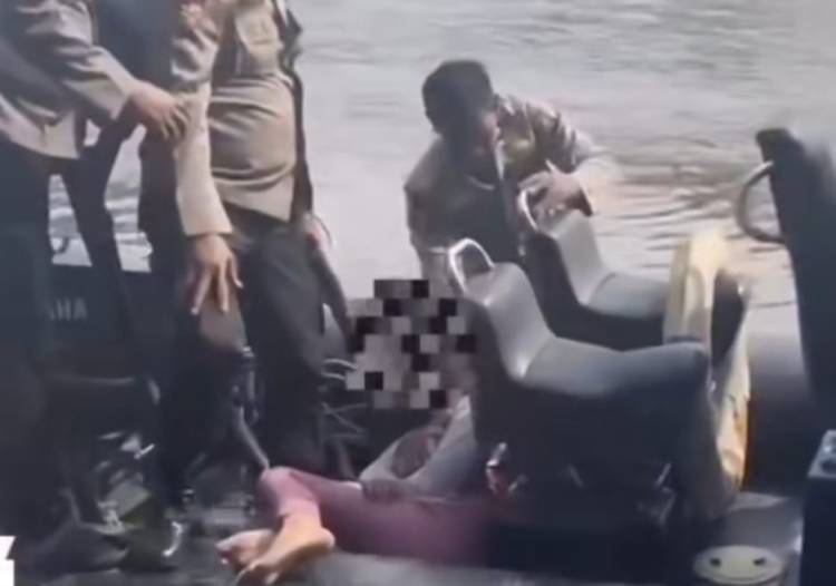 Nekat Terjun dari Jembatan Siak I Pekanbaru, Remaja Putri Berhasil Diselamatkan Polairud