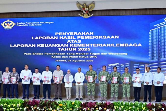 Wapang TNI Hadiri Penyampaian LHP BPK atas Laporan Keuangan Kementerian/Lembaga Tahun Anggaran 2025