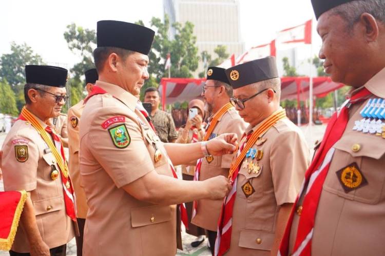 Hari Pramuka ke-65, 24 Insan Pramuka Riau Terima Lencana Kehormatan