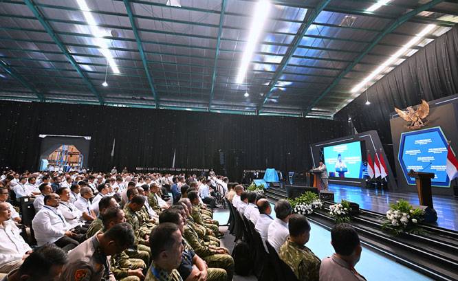 Panglima TNI Hadiri Peluncuran Motor Listrik Nasional oleh Presiden RI