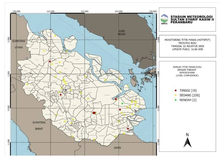 Sumatera Dipenuhi Hotspot! Terpantau 1589 Titik Panas