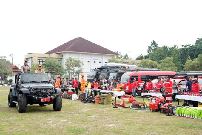 Apel Siaga Karhutla 2026, Kapolda Riau Tekankan Kolaborasi Polri-TNI-Pemda