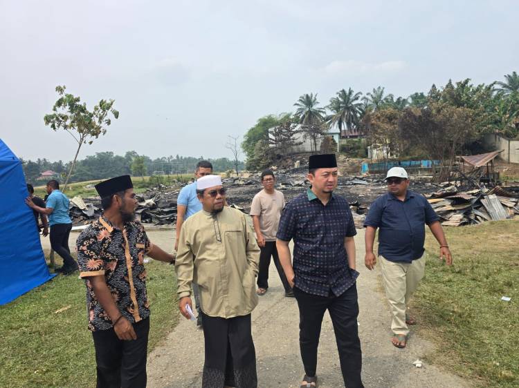 Kebakaran Ponpes Syekh Burhanuddin Kuntu, Syahrul Aidi Ajak Berdonasi