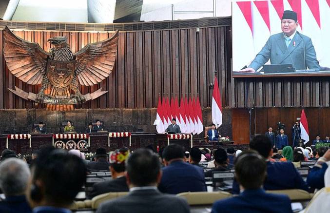 Panglima TNI Hadiri Pidato Kenegaraan Presiden RI pada Sidang Tahunan MPR RI Tahun 2026