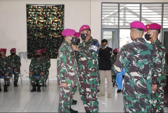 Danpasmar 3 Buka Geladi Posko Latihan Satuan Lanjutan II Aspek Darat Triwulan III Tahun 2021