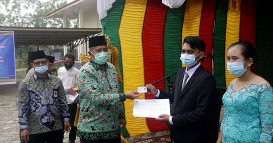 Alfedri Launching Pekil Sidang Itsbat Nikah Terpadu di Kantor Camat Tualang