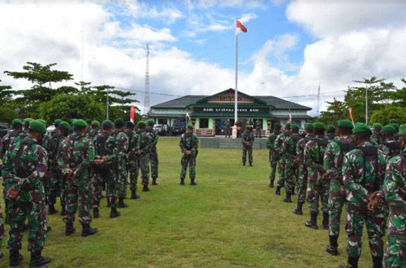 Danrem 174 Merauke Pimpin Apel Gelar Pasukan Pengamanan PON XX Tahun 2021 Di Wilayah Kabupaten Merauke