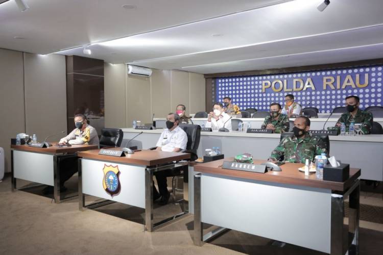 Gubri Riau Syamsuar dan Forkompinda Hadiri Launching ASAP Digital Nasional Secara Virtual