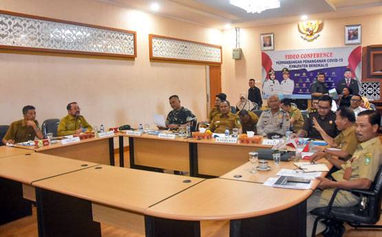 Wabup dan Forkopimda Bengkalis Ikuti Rakor Bersama Tim Pengendalian Inflasi Pusat