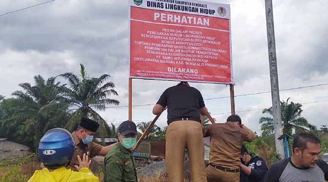 Penyidik Gakkum KLHK Tahan Petinggi PT. SIPP Bengkalis