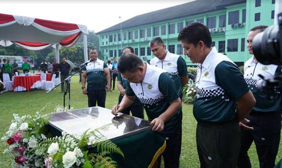 Kasad Resmikan Pussenarhanud Sport Center Cimahi