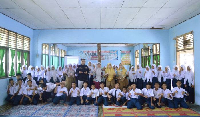 Ketua KPU Kampar Jadi Pemateri Pelaksanaan P5 di UPT SMPN 3 Bangkinang