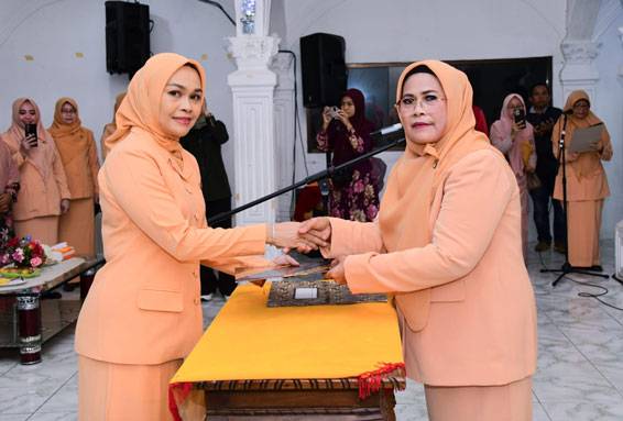 Ira Vendriyani Resmi Dikukuhkan Sebagai Ketua Antar Waktu DWP Kabupaten Bengkalis