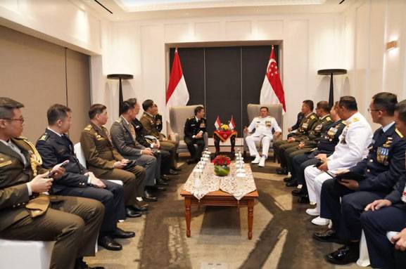Panglima Angkatan Bersenjata Singapura Apresiasi Tinggi Panglima TNI