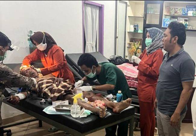 Punggung, Wajah dan Kaki Terluka, Kakek di Peranap Inhu Diserang Beruang