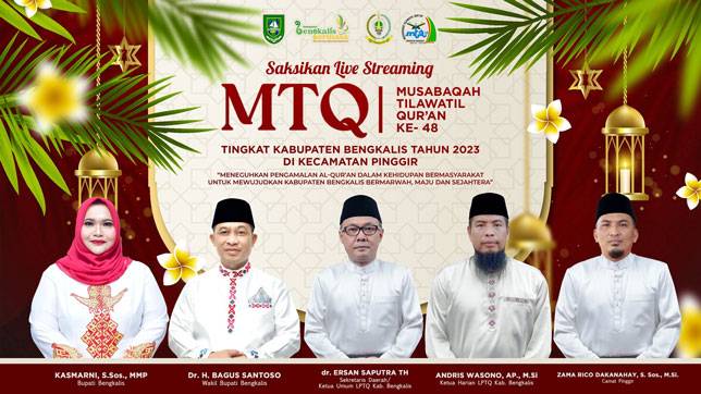 Pembukaan MTQ ke-48 Kabupaten Bengkalis Akan Disiarkan Langsung di YouTube Diskominfotik Bengkalis